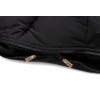 Zwarte voetenzak - Footmuff black (Geboortelijst Lander D.)